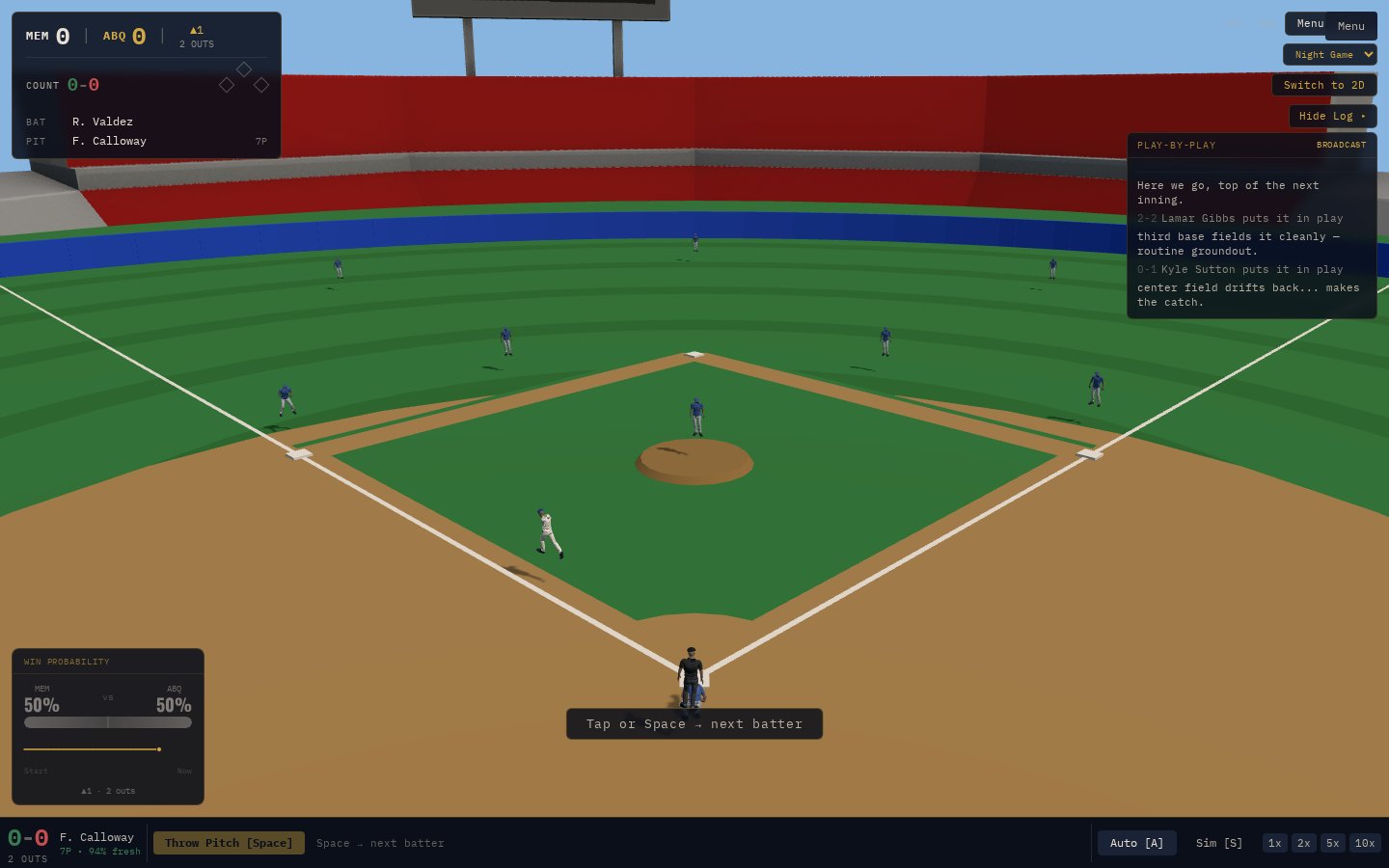 ClaudeBall gameplay screen capture